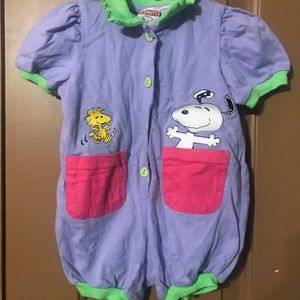 Vintage Snoopy Peanuts Baby Jumper